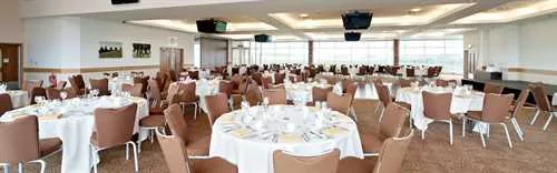 Diomed Room 1 room hire layout at Epsom Downs Racecourse