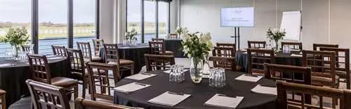 Fairfax Saddles Owners & Trainers Suite 1 room hire layout at Huntingdon Racecourse