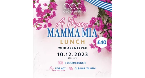 A Merry Mamma Mia Lunch 2026 at OEC Sheffield