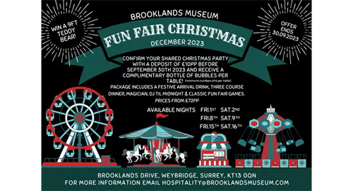 Shared Christmas Party Night 2025 at Brooklands Museum