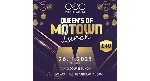 Queens of Motown Lunch 2026 at OEC Sheffield