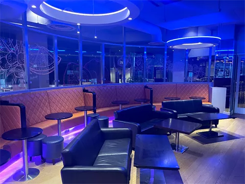 World Bar VIP 1 room hire layout at