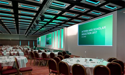 London 7+8+9+10 1 room hire layout at ILEC Conference Centre at Ibis London Earl's Court