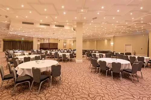 Brooklands (Exhibition Hall) 1 room hire layout at Whittlebury Park