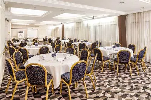The Lakeside Suite 1 room hire layout at Mercure Swansea