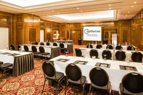 Liffey Suite 1 room hire layout at Copthorne Tara Hotel London Kensington