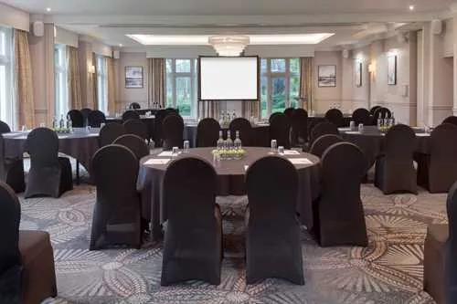 Towneley 1 room hire layout at Mercure Blackburn Dunkenhalgh Hotel and Spa
