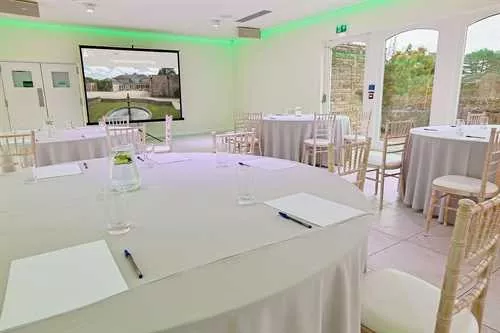 Valentia Suite 1 room hire layout at Arley House & Gardens