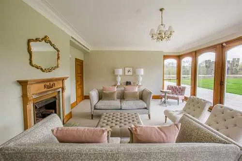 Sitting Room 1 room hire layout at Arley House & Gardens