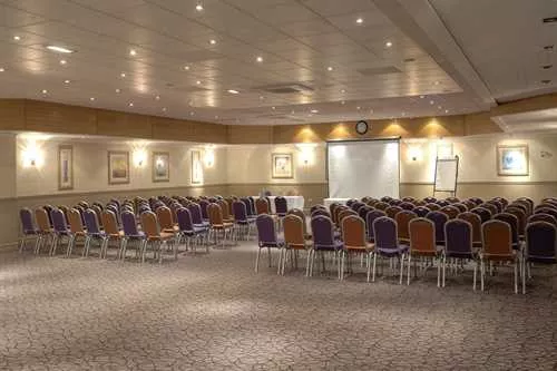 The Belgrave Suite 1 room hire layout at Best Western Cresta Court Hotel