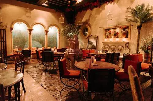 Courtyard Room 1 room hire layout at Arta Glasgow