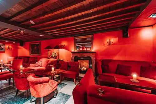 Red Room 1 room hire layout at Arta Glasgow