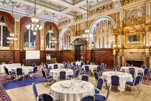 Kings Hall 1 room hire layout at The Grand Hotel Leicester