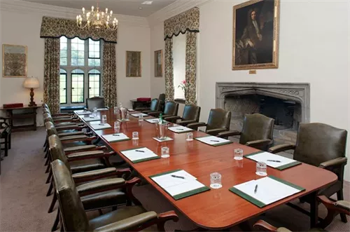 Castle Boardroom 1 room hire layout at Leeds Castle