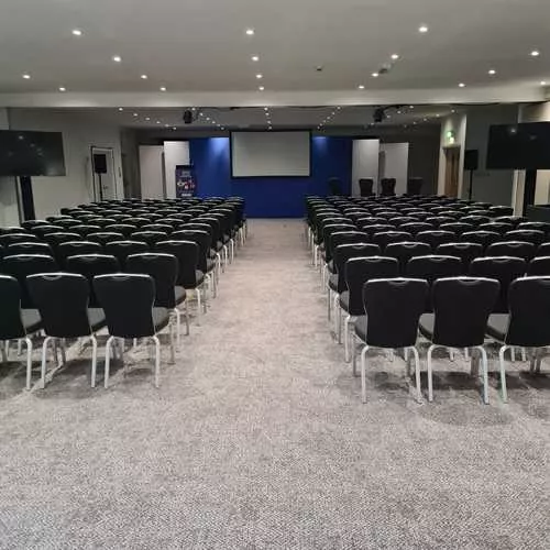 The Derbyshire Suite 1 room hire layout at Holiday Inn South Normanton M1 Jct.28