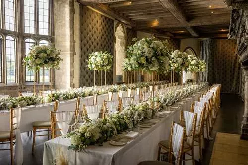 The Salon 1 room hire layout at Leeds Castle