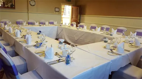 Geography 1 room hire layout at Stirling Highland Hotel