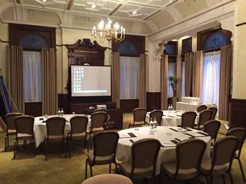 Deacon Suite 1 room hire layout at DoubleTree by Hilton Liverpool