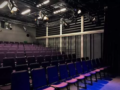 Studio 1 1 room hire layout at Octagon Theatre Bolton