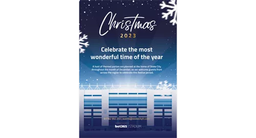 Christmas Party Nights - A Festive Dinner and Dance  2026 at Stoke City Football Club - bet365 Stadium