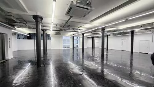 Underwood Studios 1 room hire layout at Lumiere London Underwood