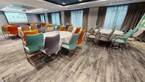 The Wilson Suite 1 room hire layout at Holiday Inn Manchester City Centre
