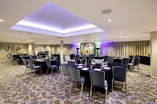 The Lakeside Suite 1 room hire layout at Mercure Gloucester, Bowden Hall Hotel