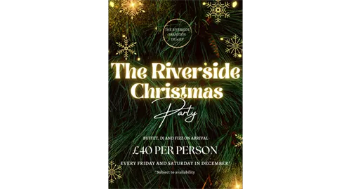 The Riverside Christmas Party 2025 at Riverside Hotel, Branston
