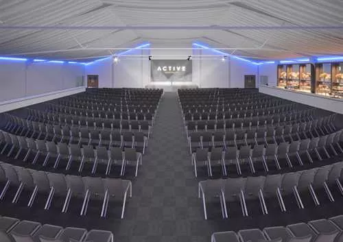 King Suite 1 room hire layout at Easthampstead Park