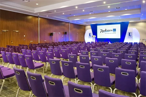 Wheatcroft 1, 2, 3, and 4 1 room hire layout at Radisson Blu Hotel East Midlands Airport