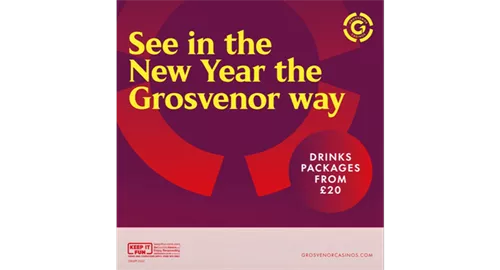 Grosvenor Casino Newcastle, Newcastle upon Tyne Christmas Parties 2024