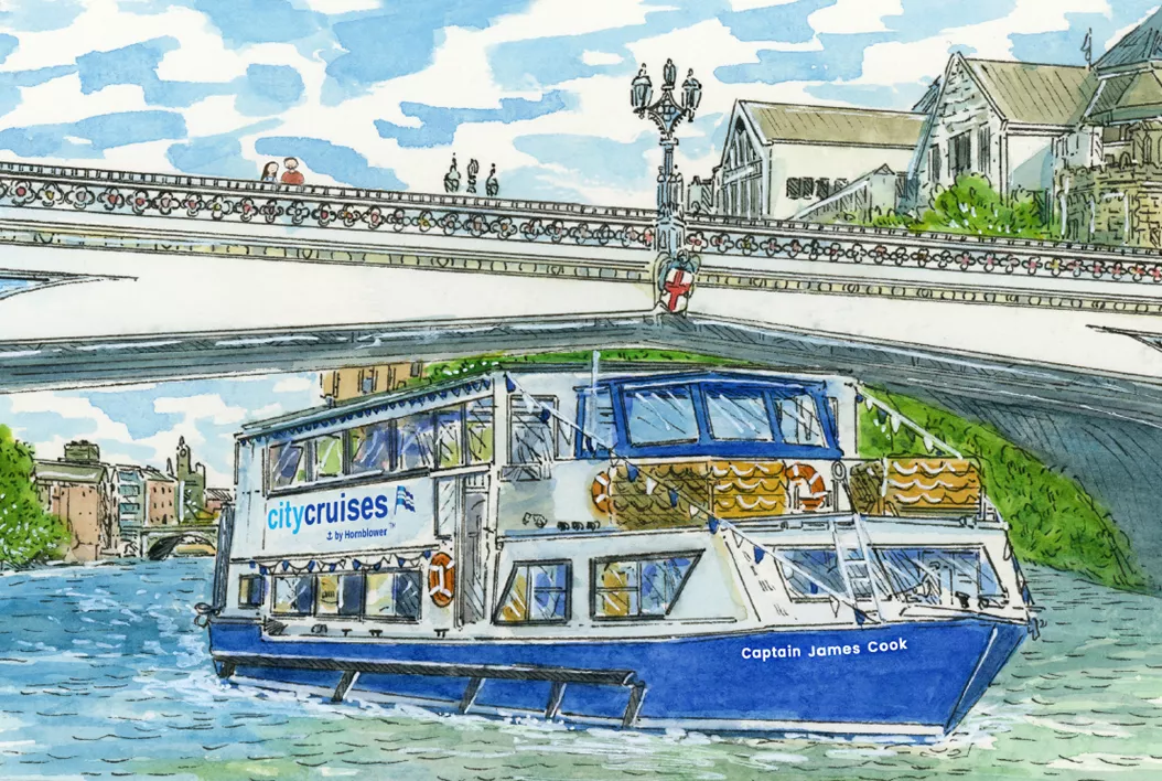 Captain James Cook at City Cruises York in York