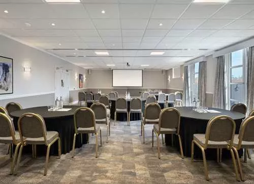 Downing Room 1 room hire layout at Delta Hotels by Marriott Huntingdon
