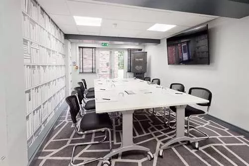Vision 1 room hire layout at Village Hotel Manchester Cheadle