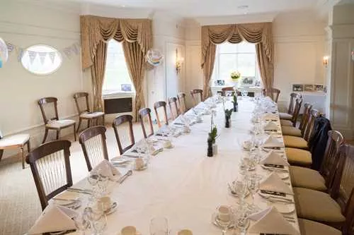 The Wellington Room 1 room hire layout at Burhill Golf Club