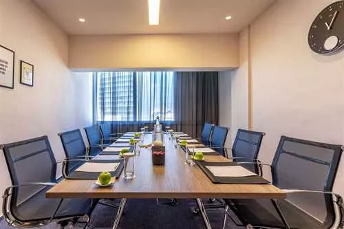 The Oval Room 1 room hire layout at Crowne Plaza Limassol