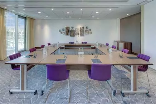 Centrefold, Balance & Blot 1 room hire layout at Hilton Bournemouth
