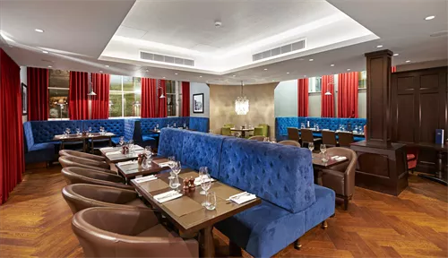 Koukash Restaurant 1 room hire layout at DoubleTree by Hilton Liverpool