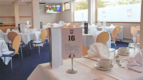 Hall of Fame 1 room hire layout at Ipswich Town Football Club