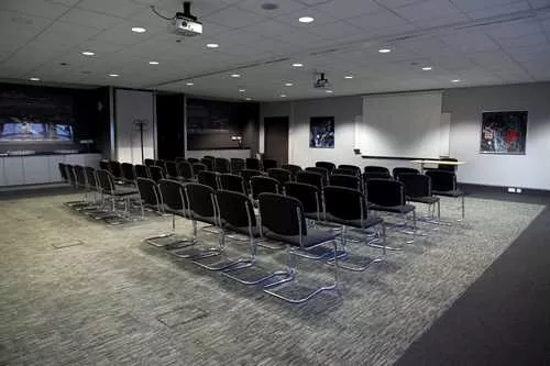 Columbia Room 1 room hire layout at National Space Centre
