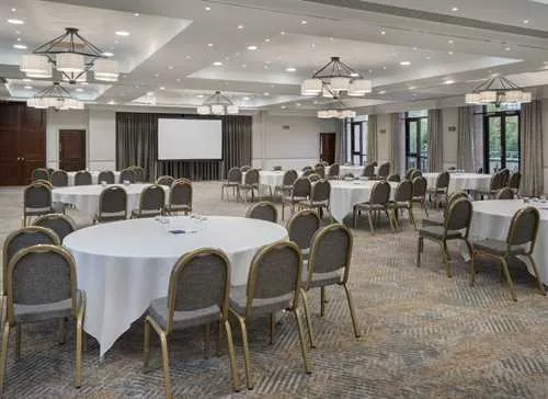 Merchant 1 room hire layout at Delta Hotels by Marriott Liverpool City Centre