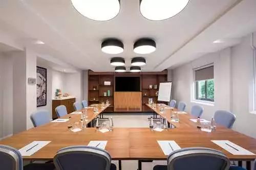 Coltrane 1 room hire layout at Courtyard by Marriott Glasgow Airport