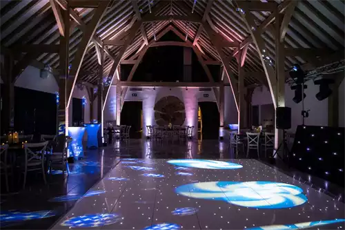 Barn Function Room 1 room hire layout at
