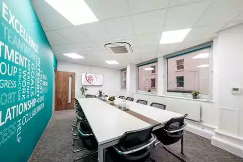 Boardroom 1 room hire layout at