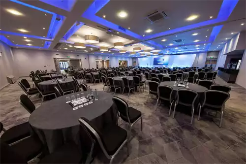 Rookeries Suite 1 room hire layout at The BCEC at the Holiday Inn Birmingham City Centre