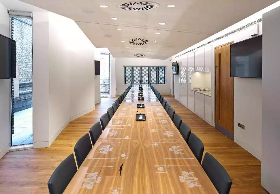 Council Room at The Royal College of Ophthalmologists in Euston