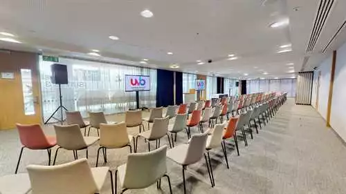The Rep - The Meeting Rooms 1 room hire layout at Unique Venues Birmingham