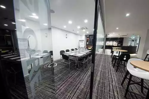 Explore 1 room hire layout at The BCEC at the Holiday Inn Birmingham City Centre