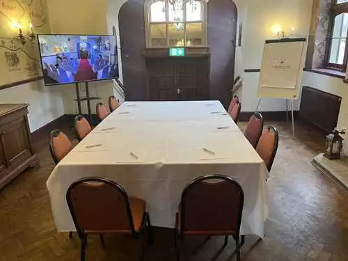 Solent Suite 1 room hire layout at Ryde Castle Hotel, Isle of Wight