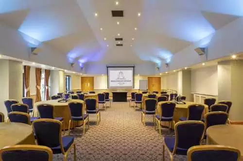 Hythe Suite 1 room hire layout at Bridgewood Manor